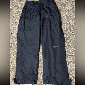 Vtg Y2K Precision Mountainwear Black Snowboard Ski Pants Men’s S Side Zippers